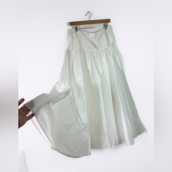 Free People Emory Drop Waist Midi in Eggnog size Medium NWT - Picture 8 of 13